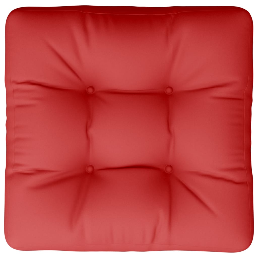 vidaXL Pallet Cushion Red Fabric