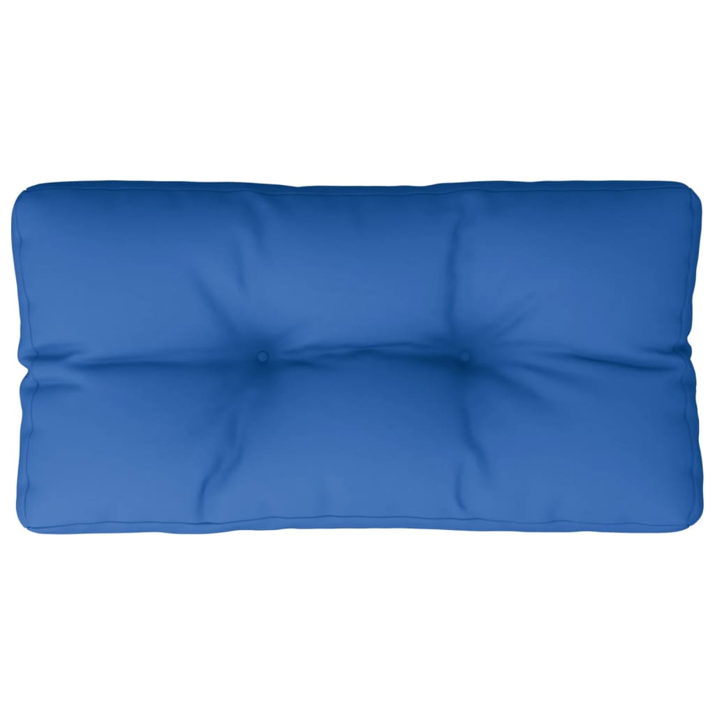 vidaXL Pallet Cushion Royal Blue 80x40x12 cm Fabric