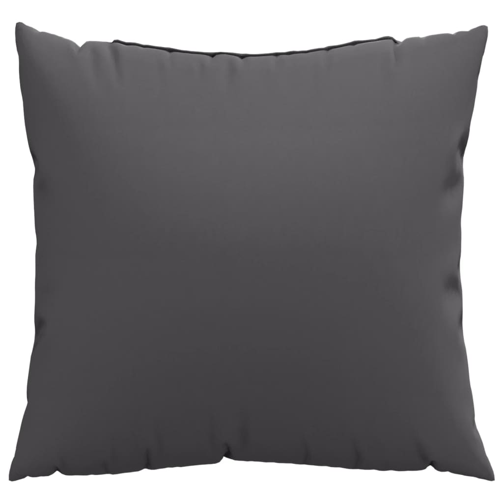 vidaXL Throw Pillows 4 pcs Anthracite 40x40 cm Fabric