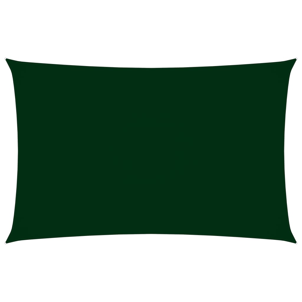 vidaXL Sunshade Sail Oxford Fabric Rectangular 3x6 m Dark Green