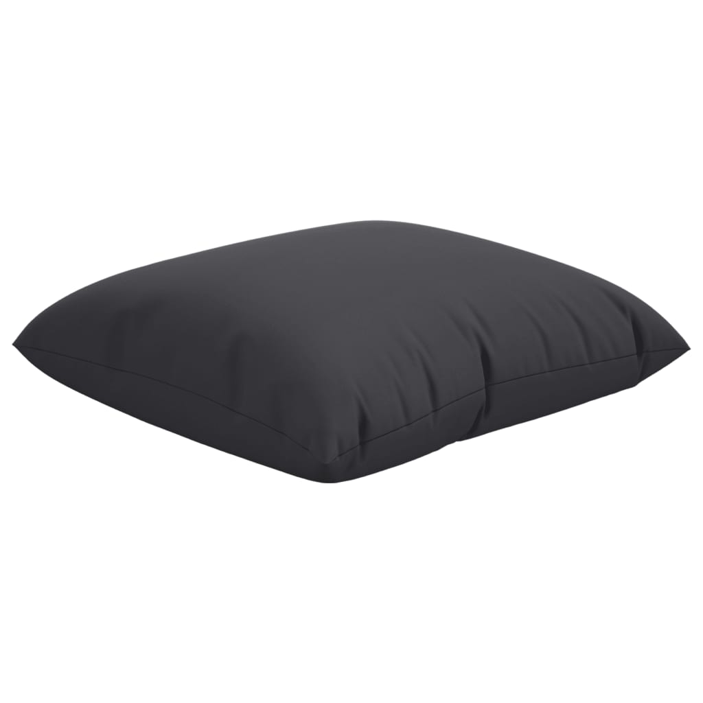 vidaXL Throw Pillows 4 pcs Black 60x60 cm Fabric