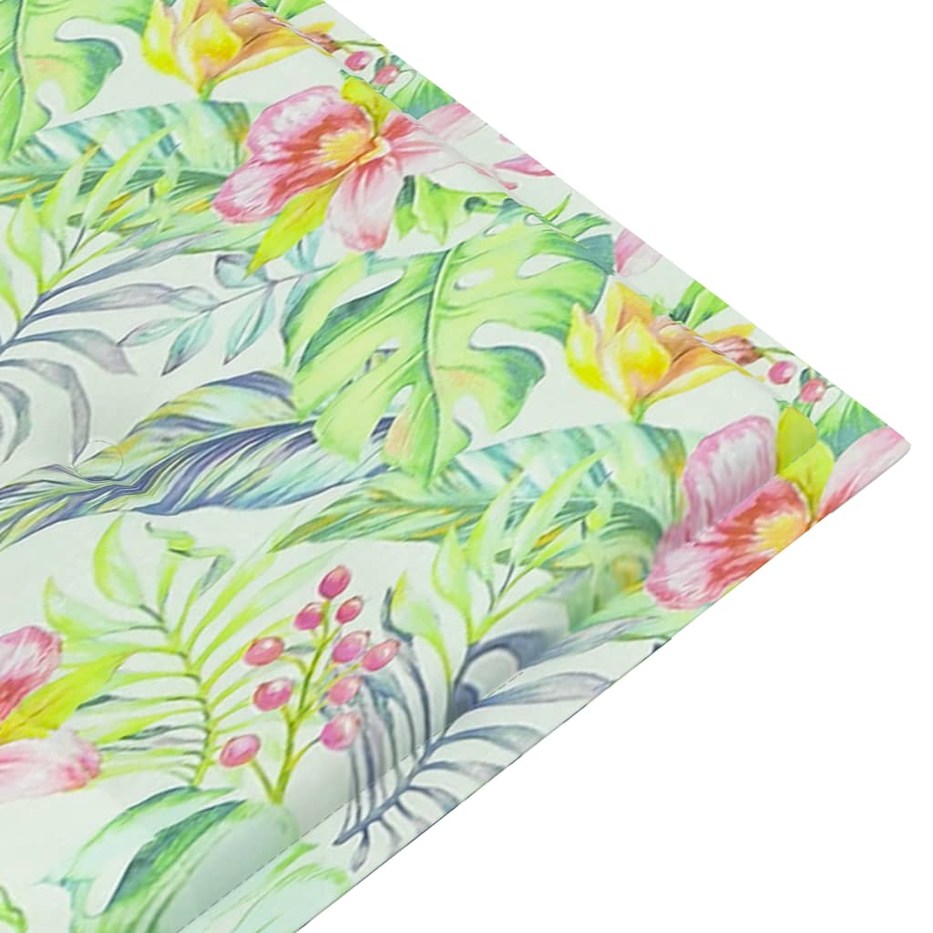 vidaXL Garden Bench Cushion Leaf Pattern 180x50x3 cm Oxford Fabric