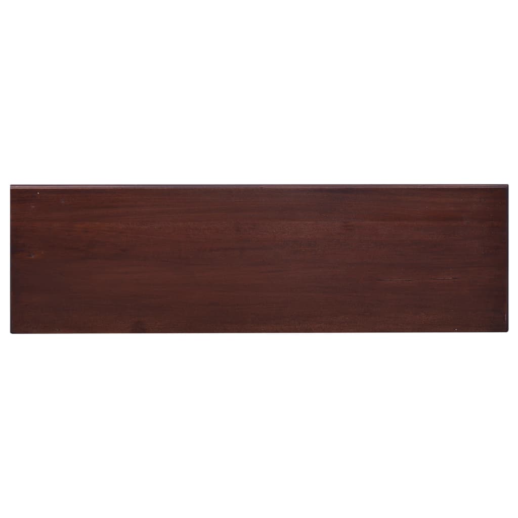 vidaXL TV Cabinet Classical Brown 100x30x45 cm Solid Mahogany Wood