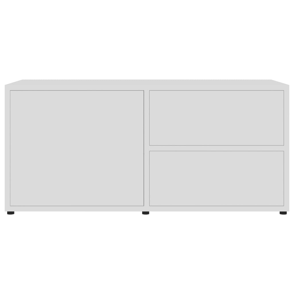 vidaXL TV Cabinet White 80x34x36 cm Engineered Wood