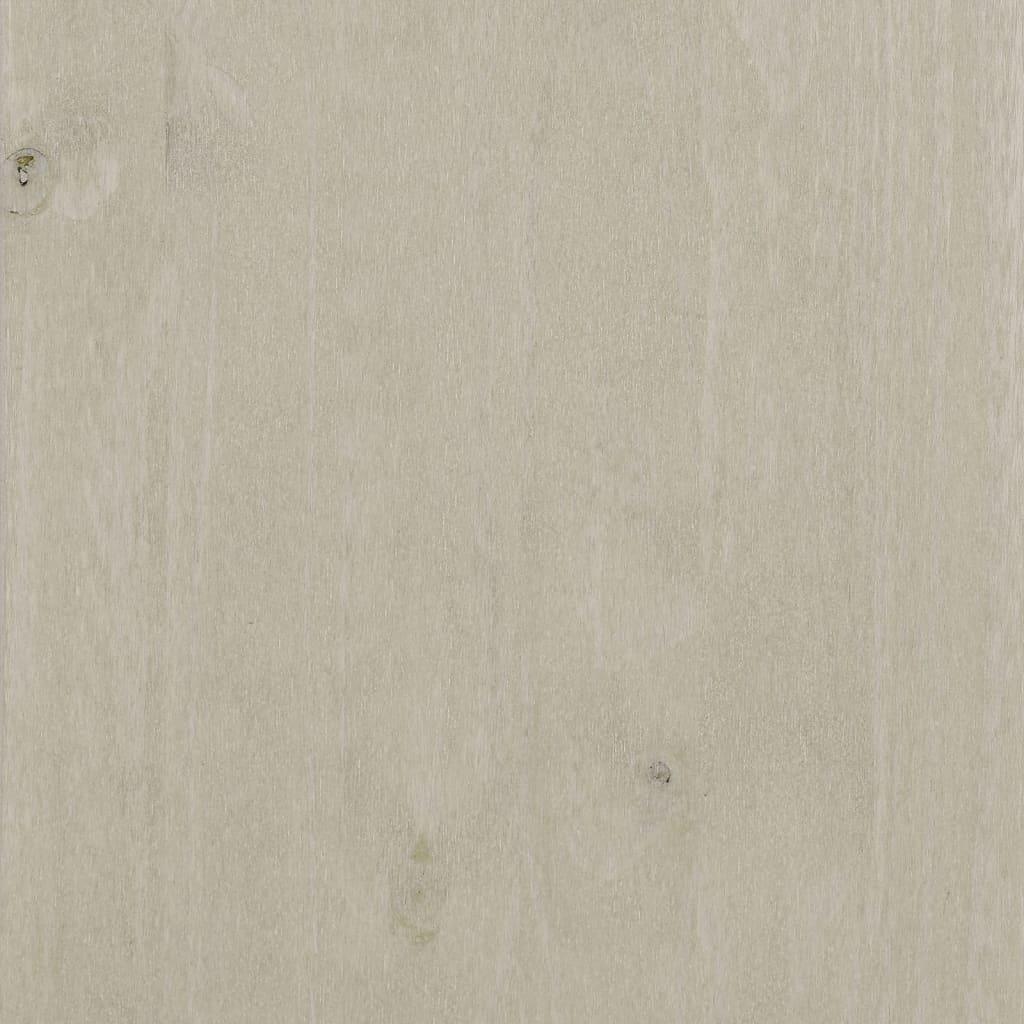 vidaXL Sideboard HAMAR White 85x35x80 cm Solid Wood Pine