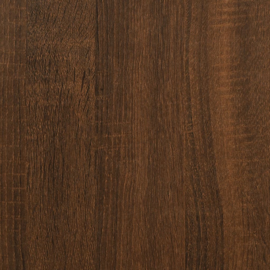 vidaXL Monitor Stand Brown Oak 42x24x13 cm Engineered Wood