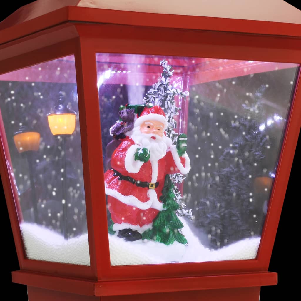 vidaXL Christmas Pedestal Lamp with Santa 64 cm LED