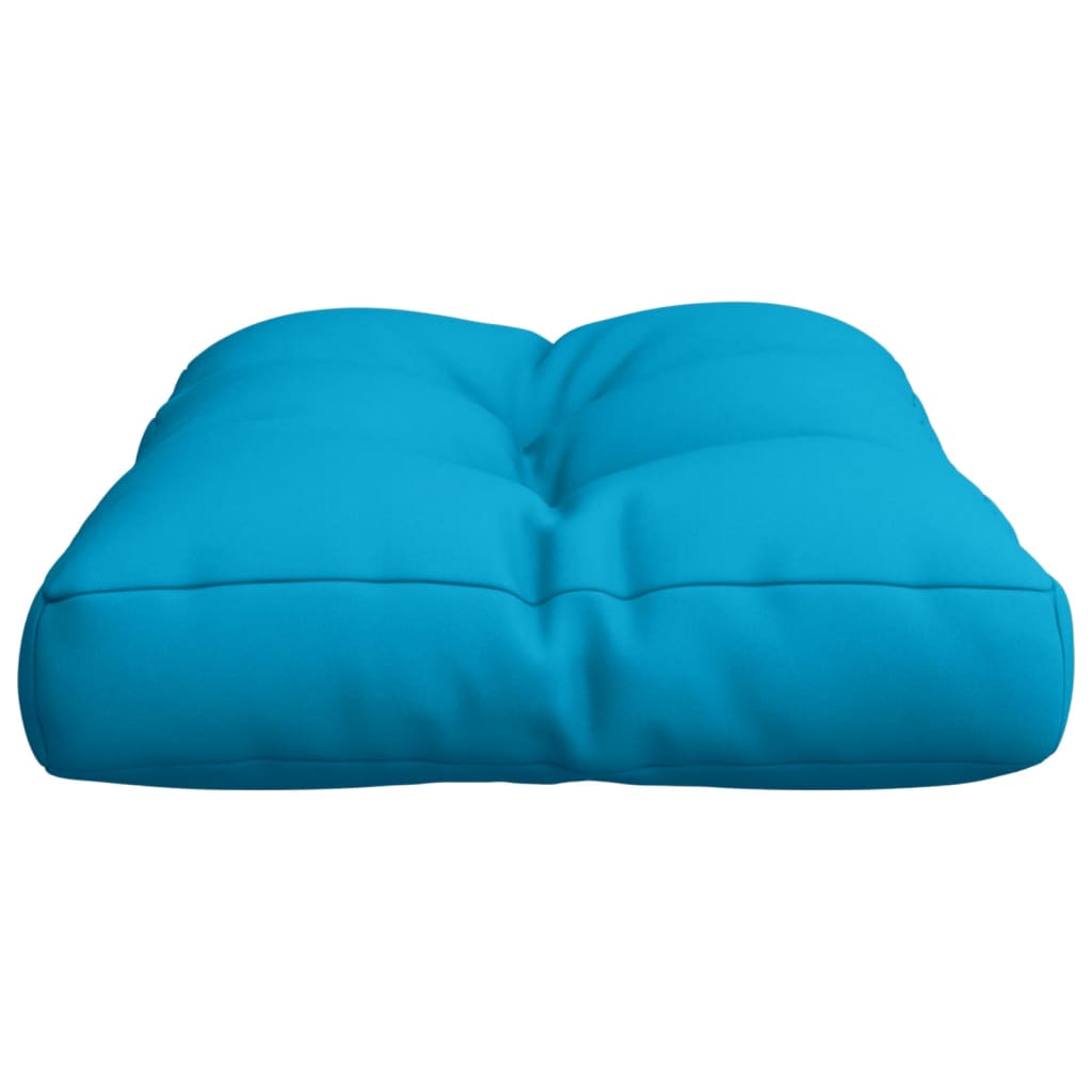 vidaXL Pallet Cushion Blue 50x40x12 cm Fabric
