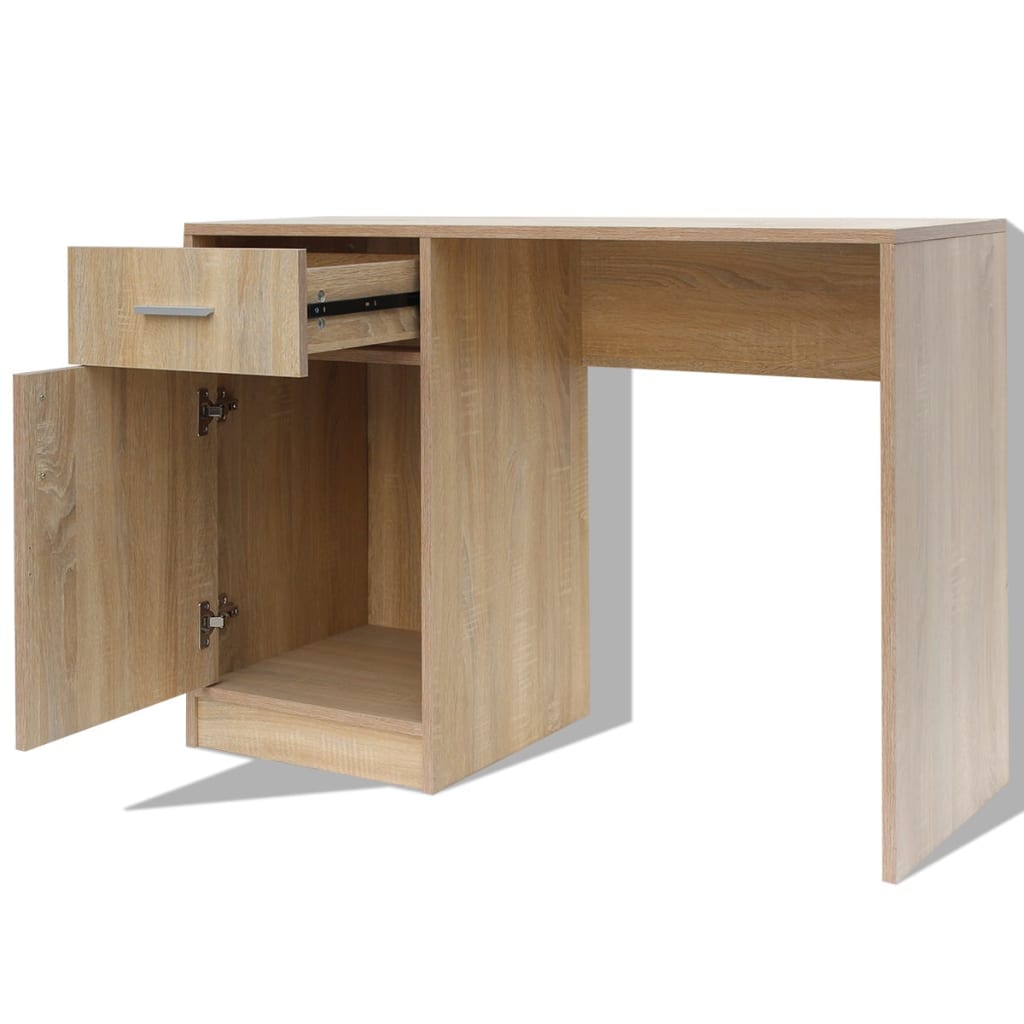 vidaXL Shoe Cabinet 7 Shelves Oak