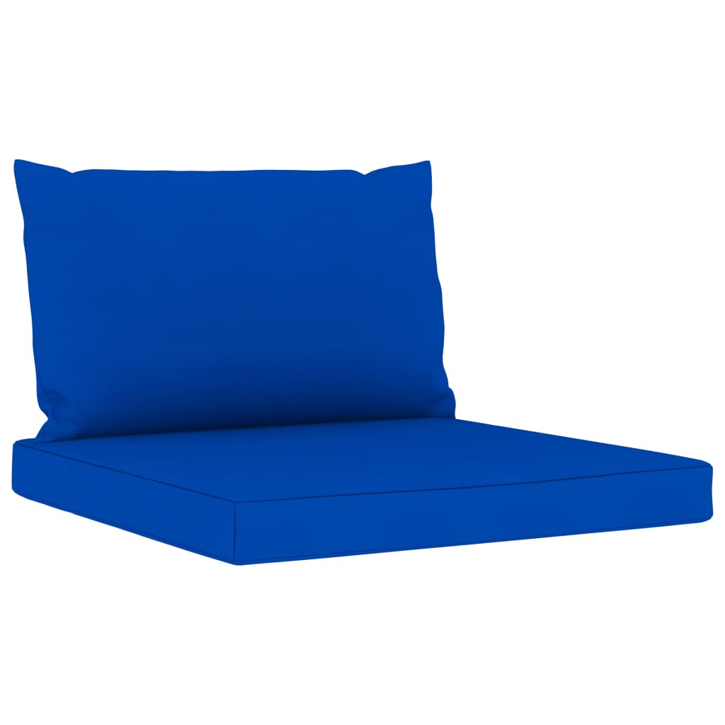 vidaXL 9 Piece Garden Lounge Set with Cushions Blue