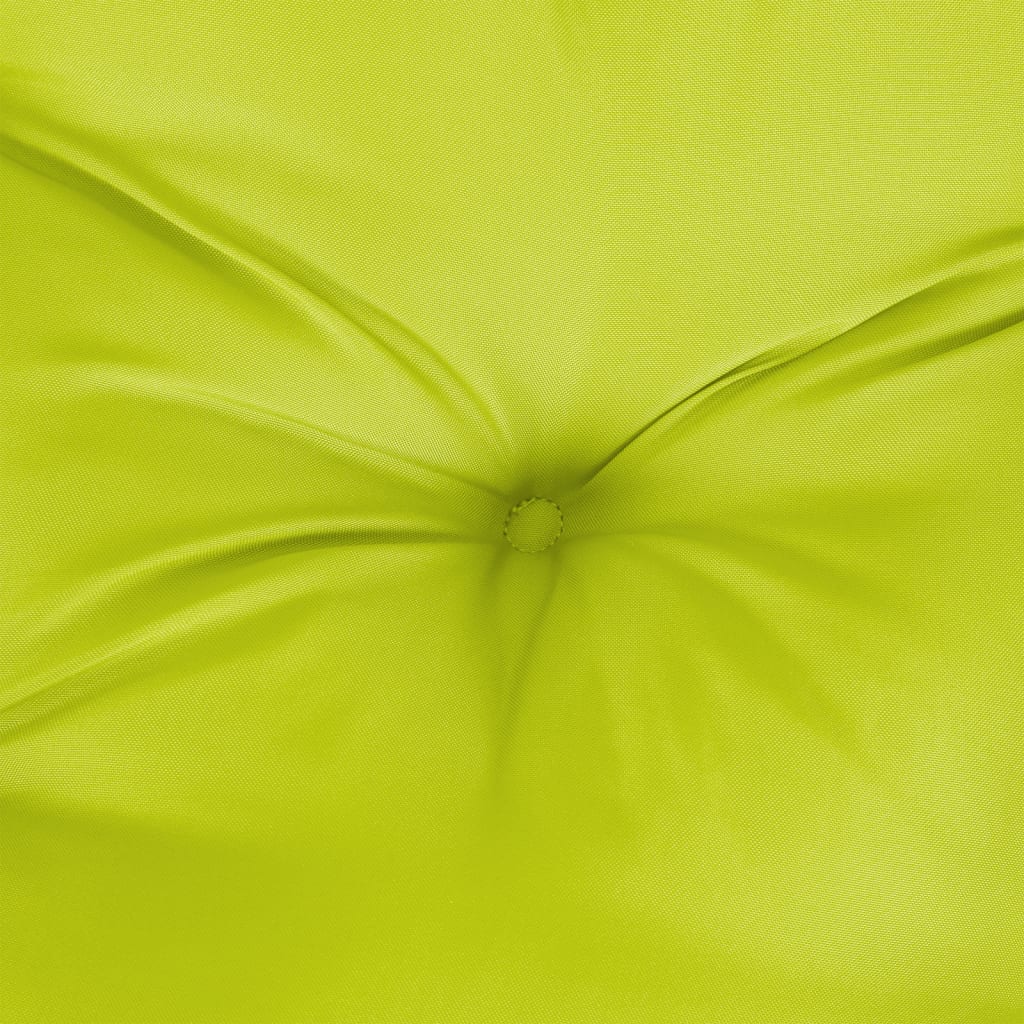 vidaXL Pallet Cushion Bright Green 50x40x12 cm Fabric