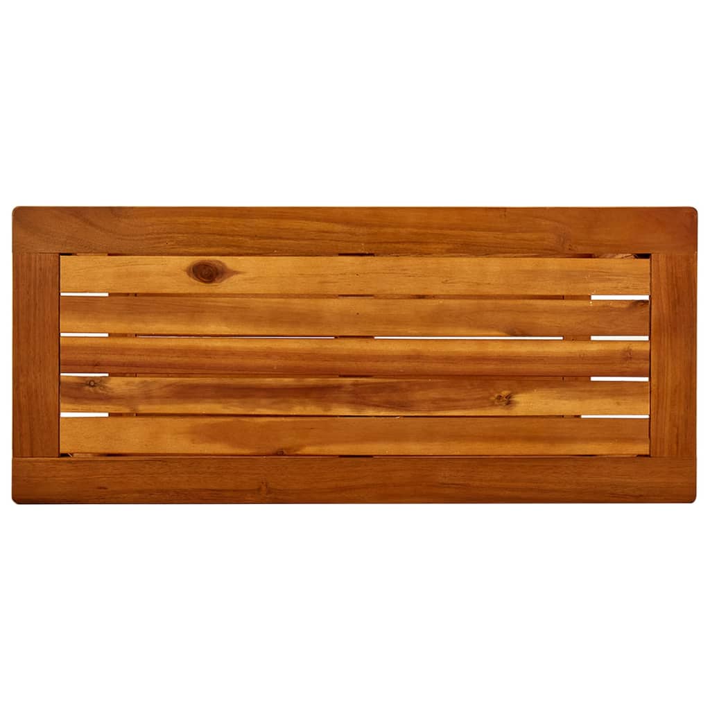 vidaXL Garden Console Table 80x35x75 cm Solid Acacia Wood