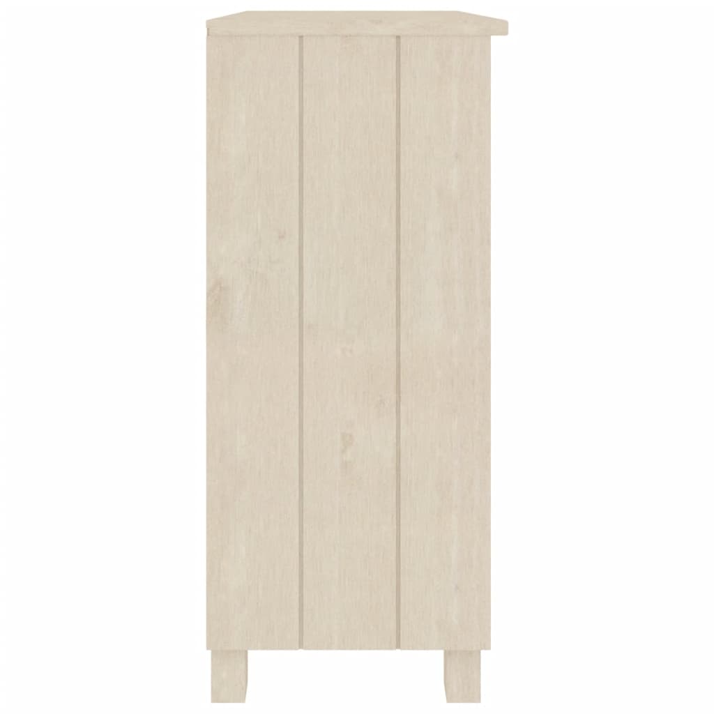 vidaXL Sideboard HAMAR Honey Brown 85x35x80 cm Solid Wood Pine