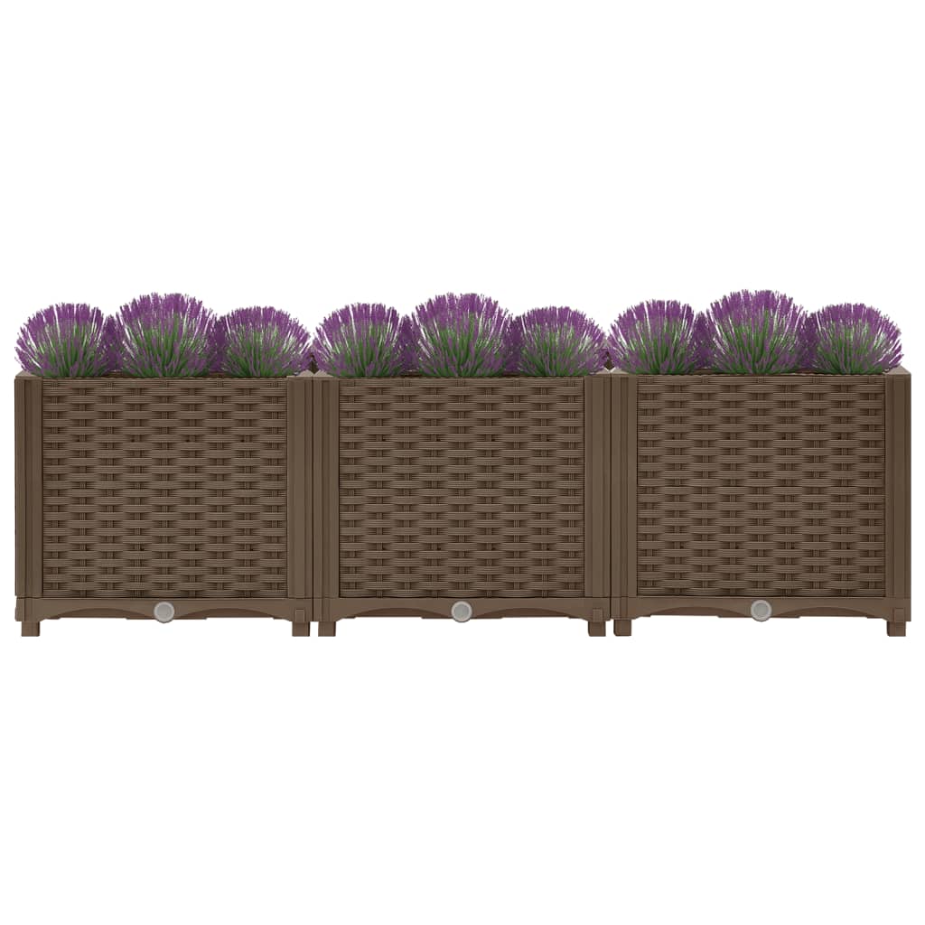 vidaXL Raised Bed 120x40x38 cm Polypropylene