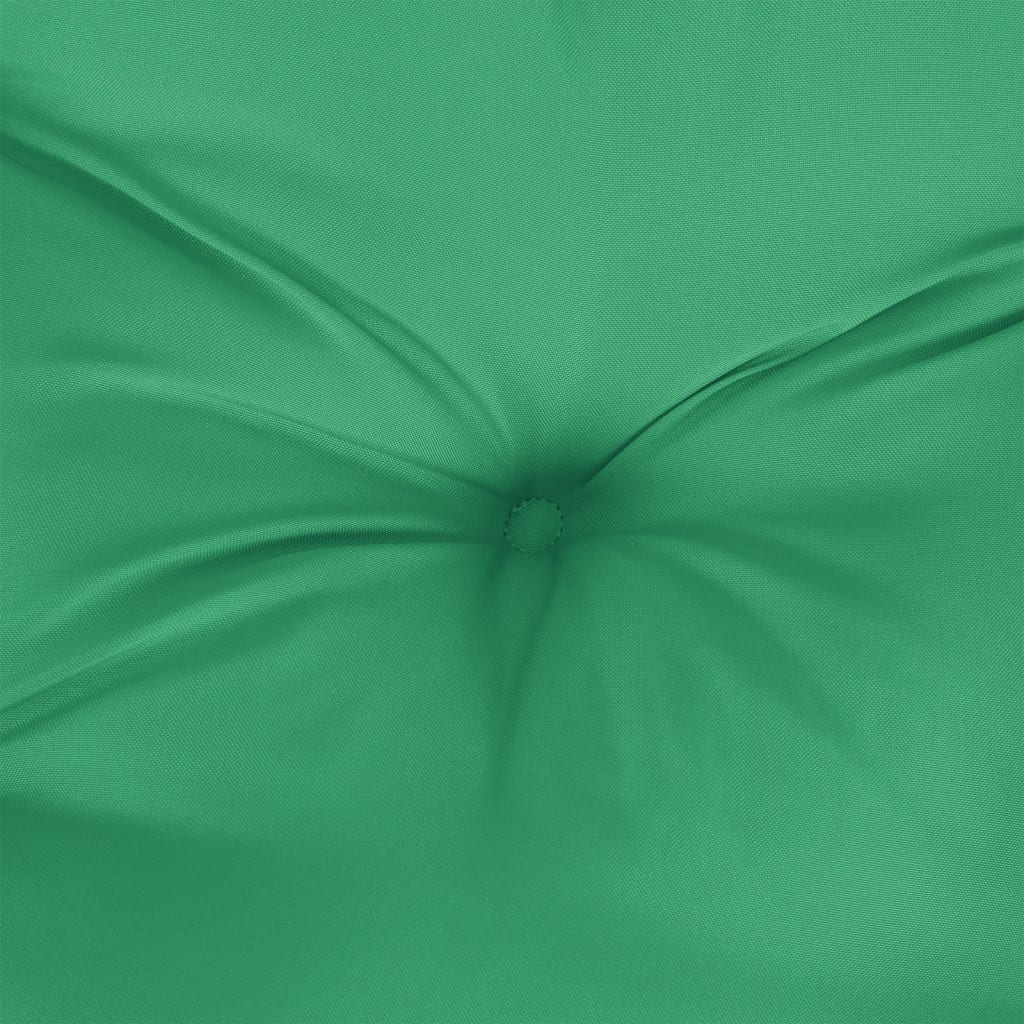 vidaXL Pallet Cushion Green 70x40x12 cm Fabric