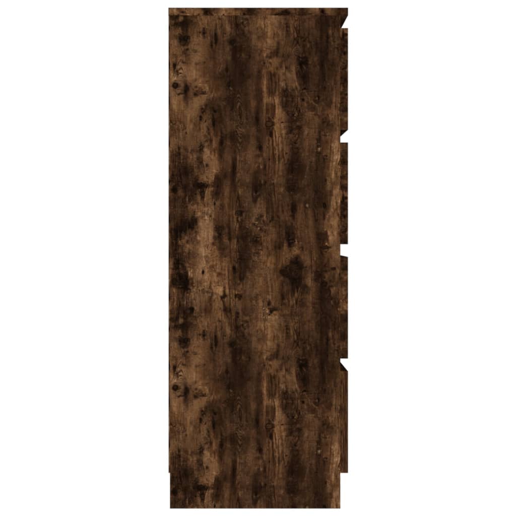 vidaXL Sideboard Smoked Oak 60x35x98.5 cm Engineered Wood