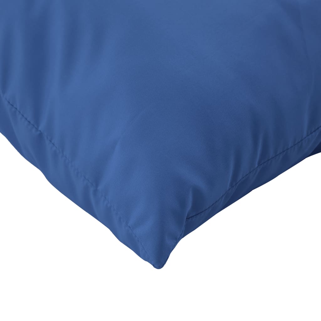 vidaXL Pallet Cushions 2 pcs Royal Blue Fabric