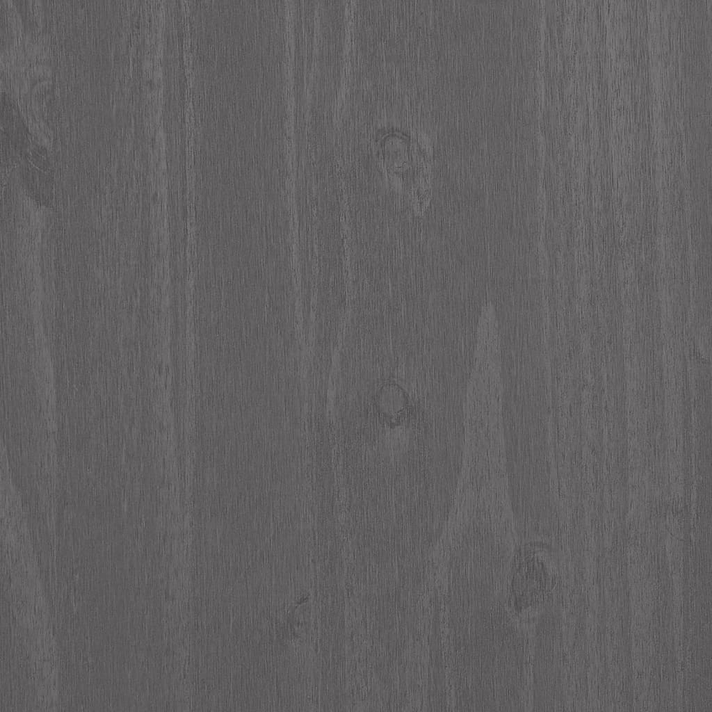 vidaXL Sideboard HAMAR Light Grey 79x40x103.5 cm Solid Wood Pine