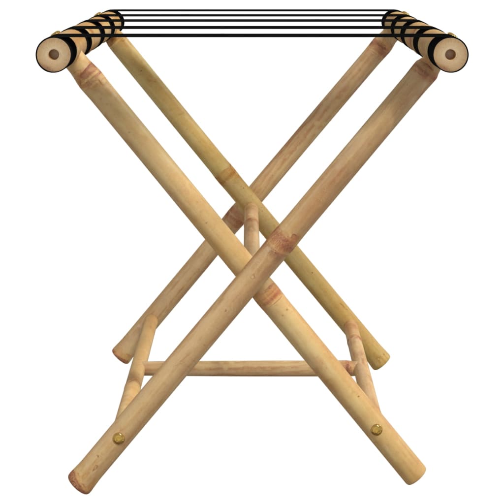 vidaXL Folding Luggage Rack 62x42x50.5 cm Bamboo