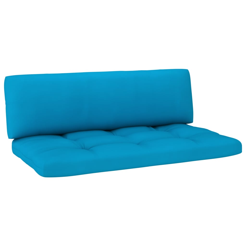 vidaXL 4 Piece Pallet Lounge Set & Cushions Grey Impregnated Pinewood