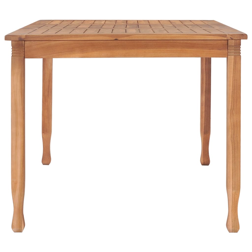 vidaXL Garden Dining Table 150x90x75 cm Solid Teak Wood