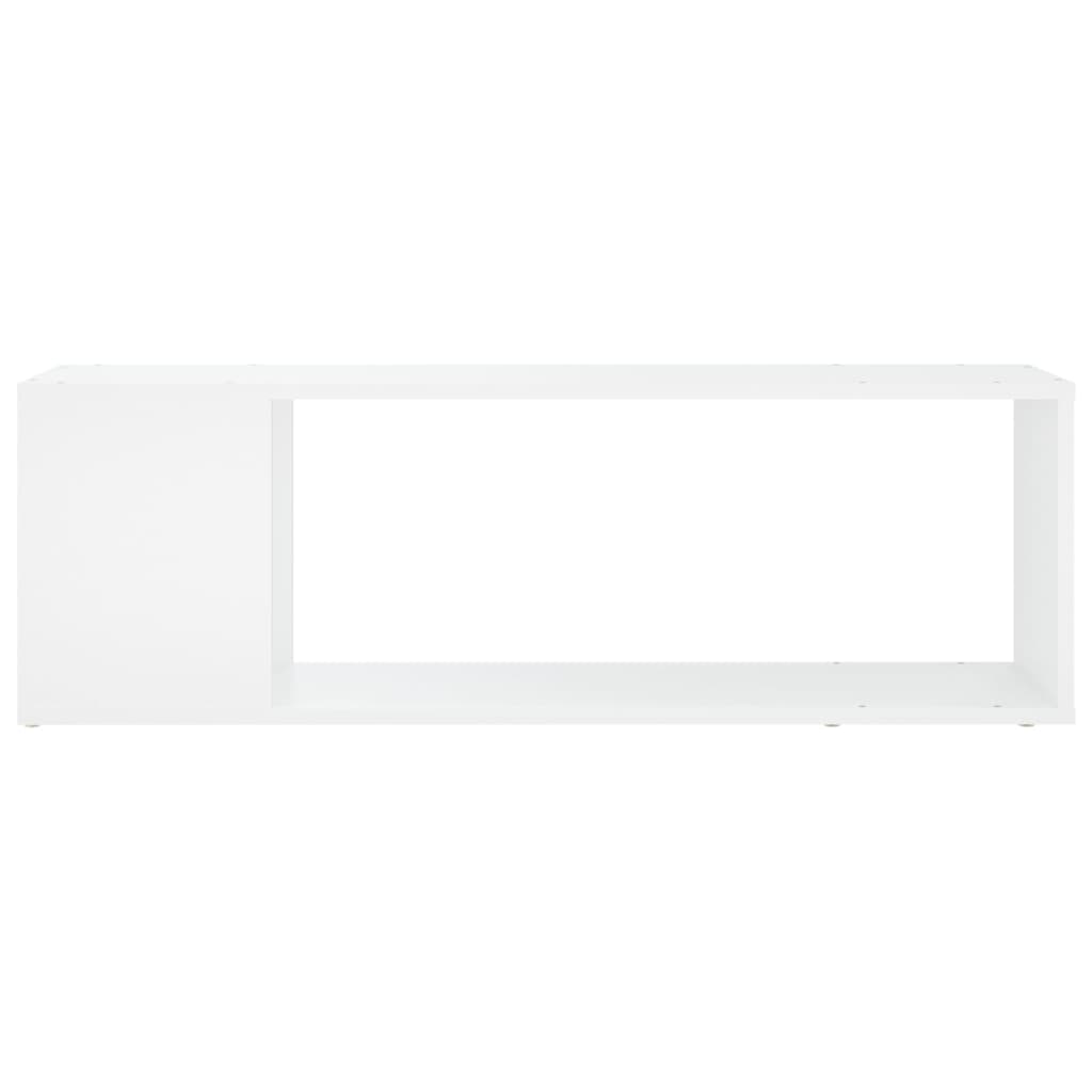 vidaXL TV Cabinet White 100x24x32 cm Engineered Wood
