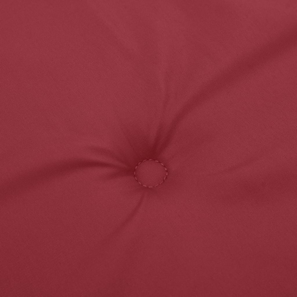 vidaXL Garden Bench Cushion Wine Red 100x50x3 cm Oxford Fabric