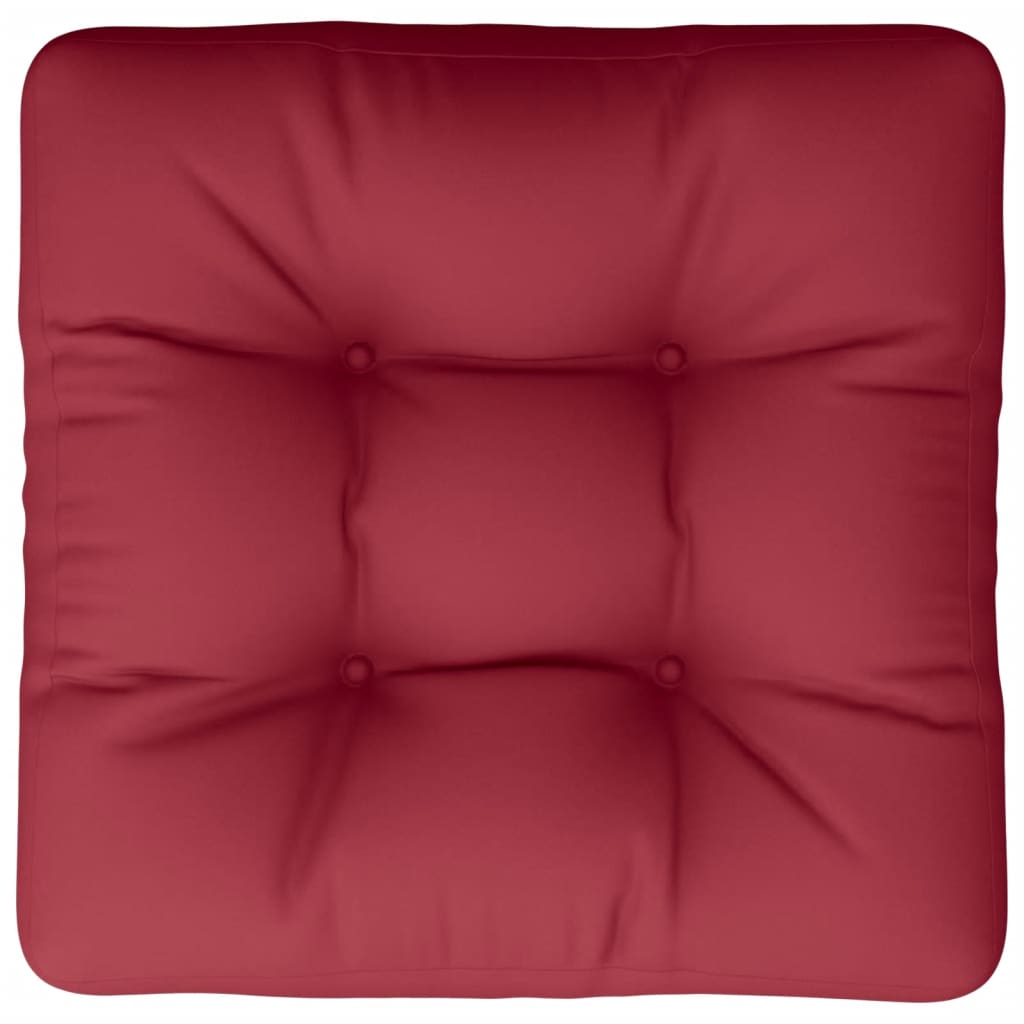 vidaXL Pallet Cushion Wine Red Fabric