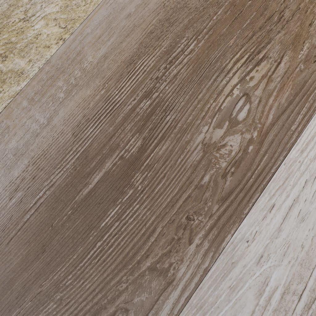 vidaXL Self-adhesive PVC Flooring Planks 5.21 m? 2 mm Wood Wash