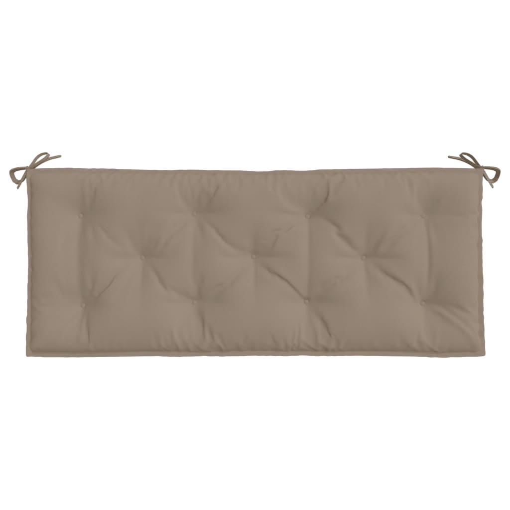 vidaXL Garden Bench Cushion Taupe 120x50x7 cm Oxford Fabric