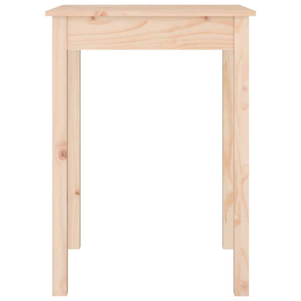 vidaXL Dining Table 55x55x75 cm Solid Wood Pine