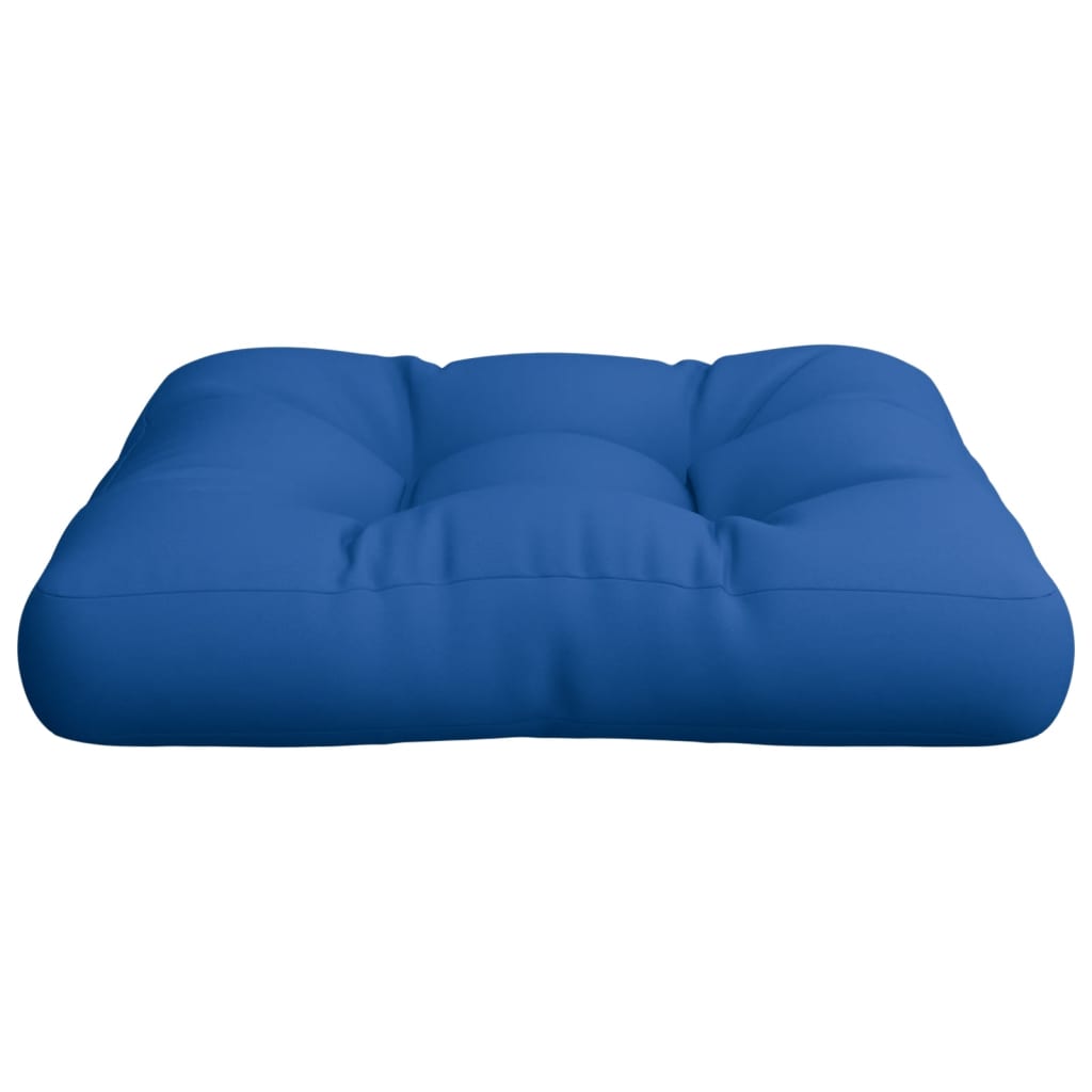 vidaXL Pallet Cushion Royal Blue 50x50x12 cm Fabric