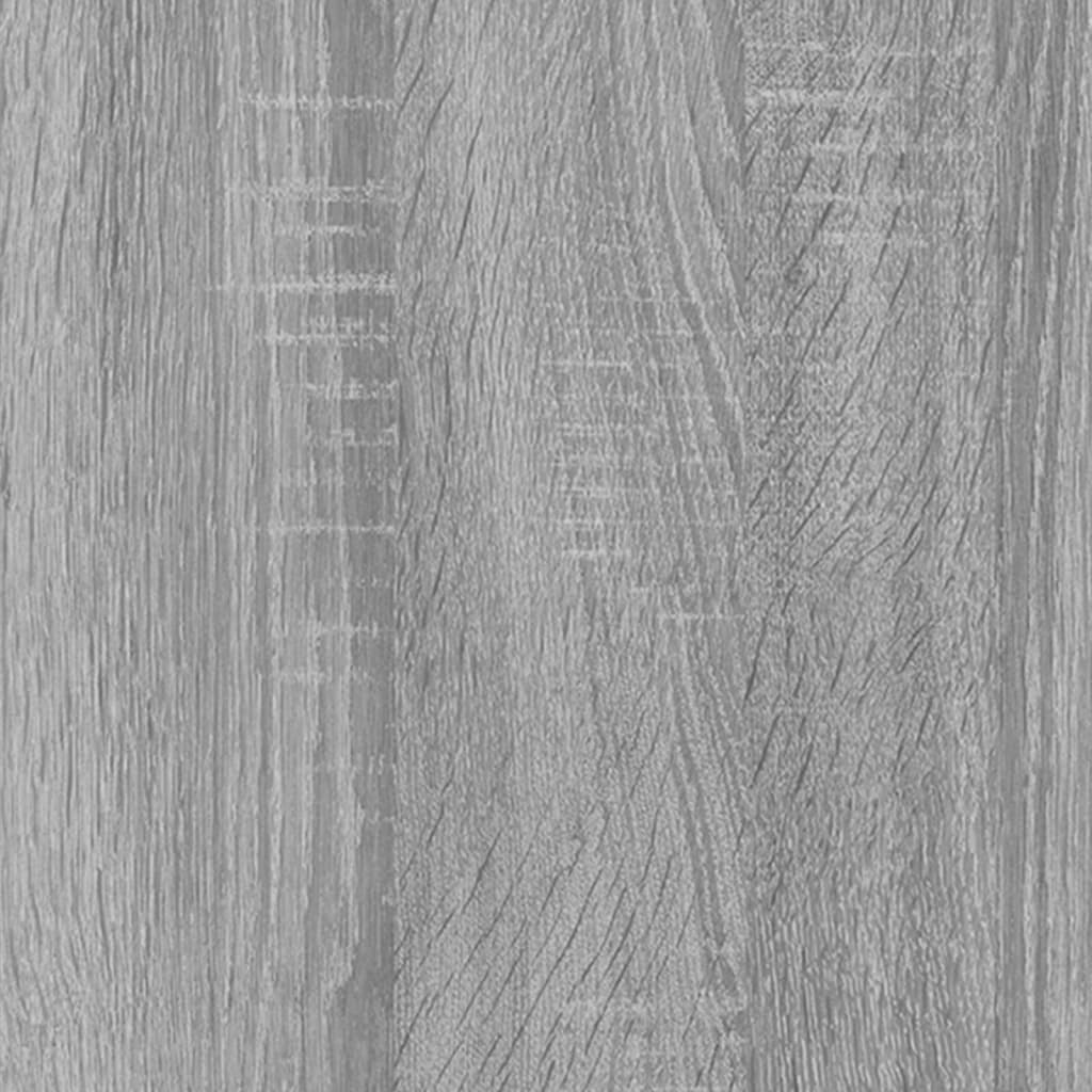 vidaXL Wall Cabinets 2 pcs Grey Sonoma 102x30x20 cm Engineered Wood