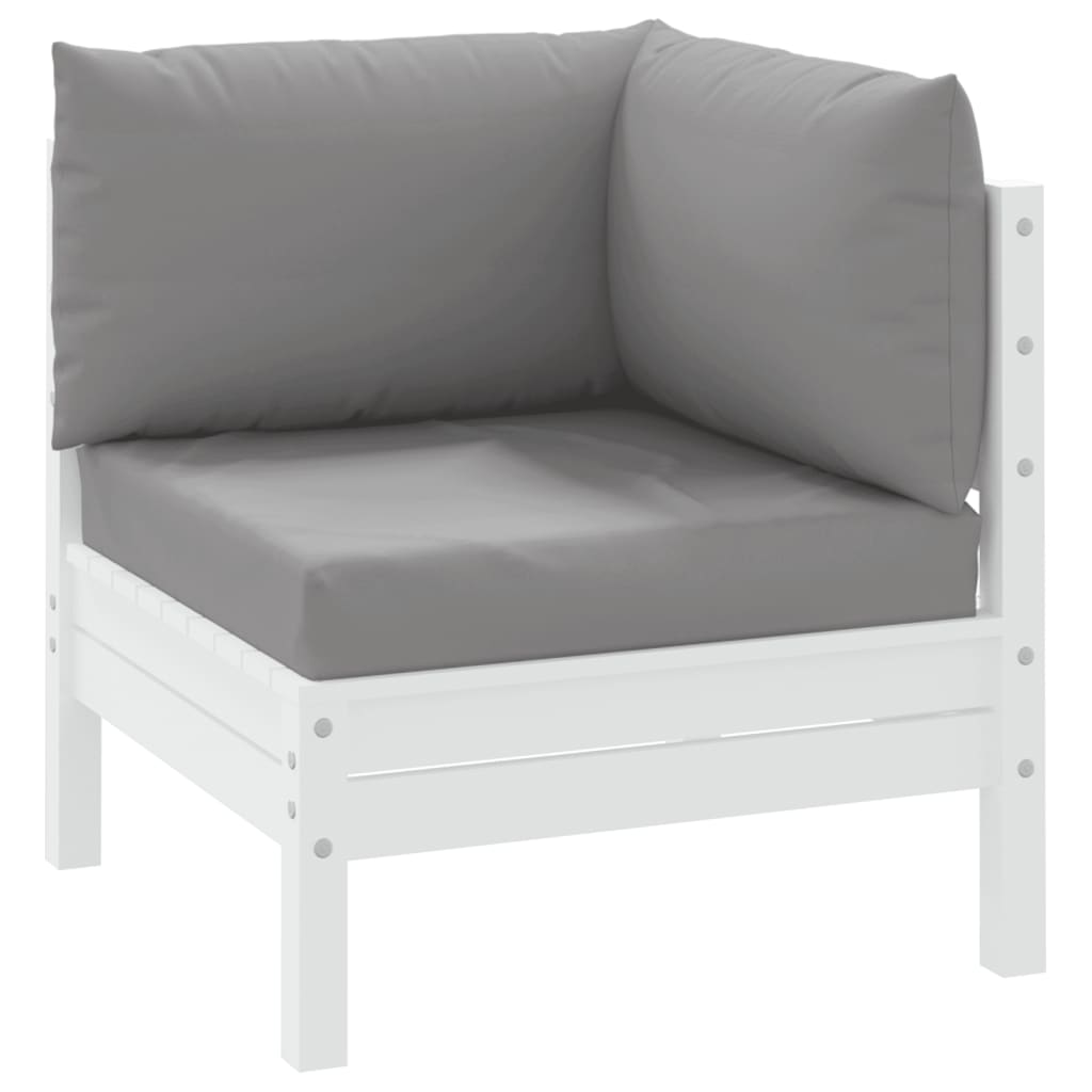 vidaXL Pallet Cushions 3 pcs Grey Oxford Fabric