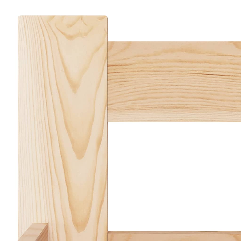 vidaXL Bed Frame Solid Pine Wood 140x200 cm