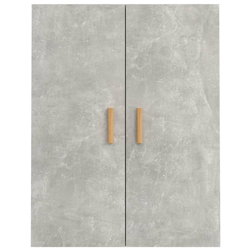 vidaXL Hanging Wall Cabinet Concrete Grey 69.5x34x90 cm