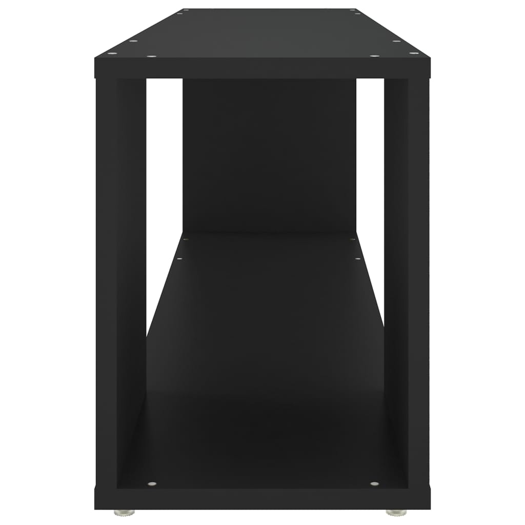 vidaXL TV Cabinet Black 100x24x32 cm Engineered Wood