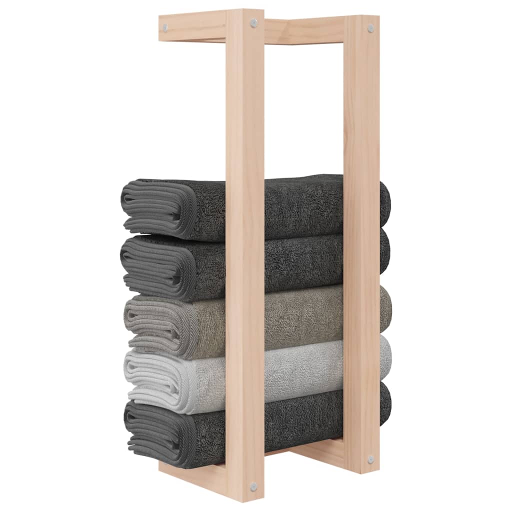vidaXL Towel Rack 23x18x60 cm Solid Wood Pine