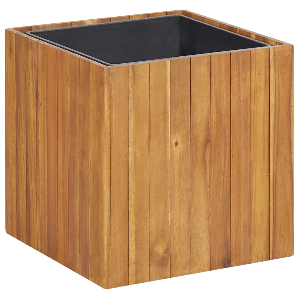 vidaXL Garden Raised Bed Pot 43.5x43.5x44 cm Solid Acacia Wood