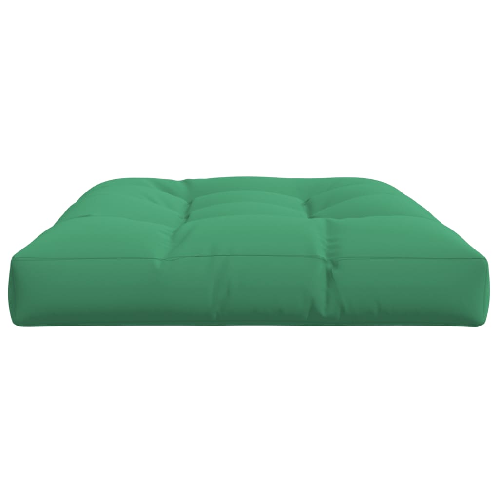 vidaXL Pallet Cushion Green 120x80x12 cm Fabric