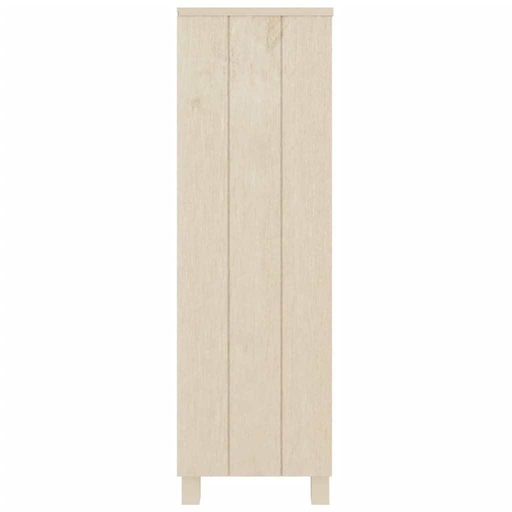 vidaXL Book Cabinet HAMAR Honey Brown 85x35x112 cm Solid Wood Pine