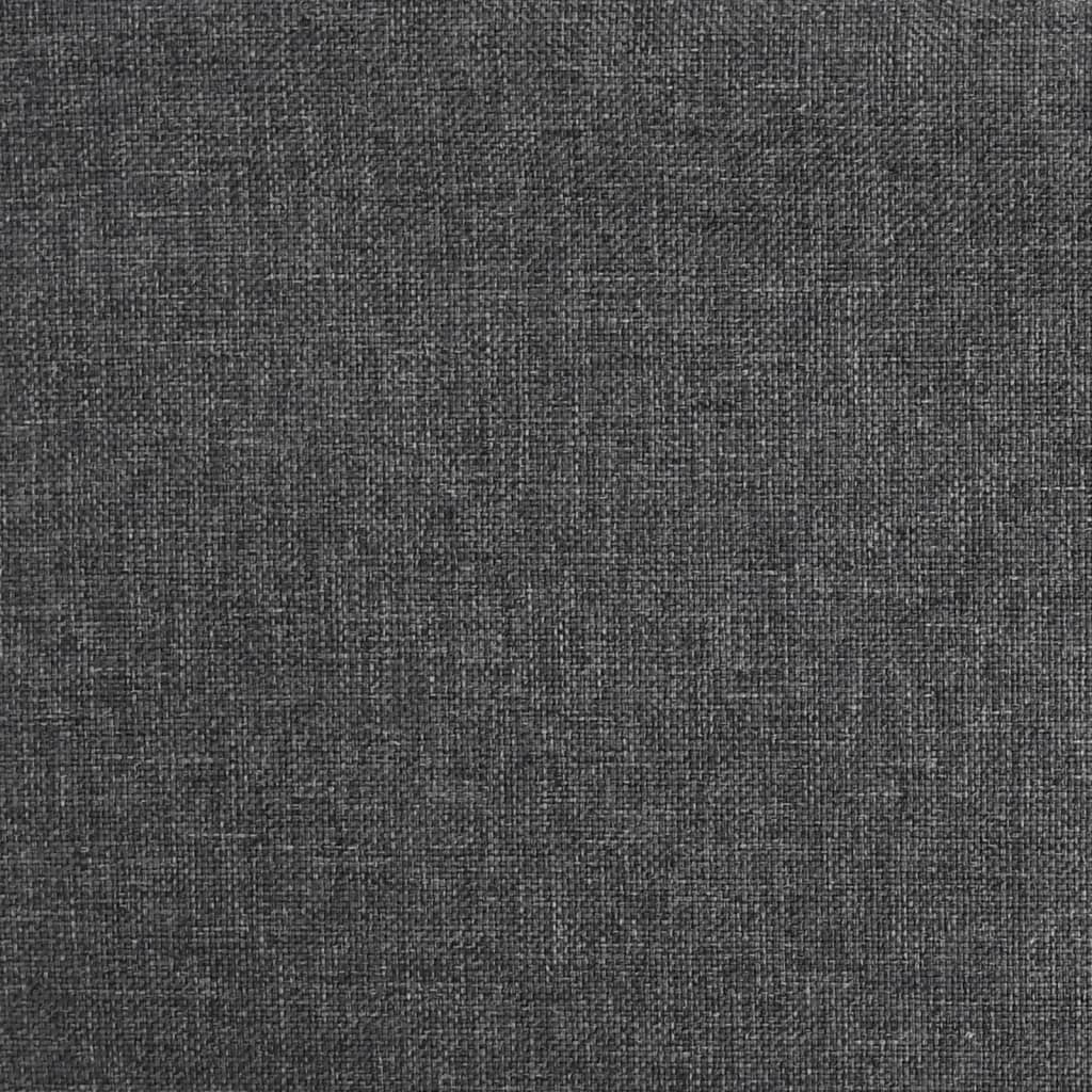 vidaXL Swivel Office Chair Dark Grey Fabric