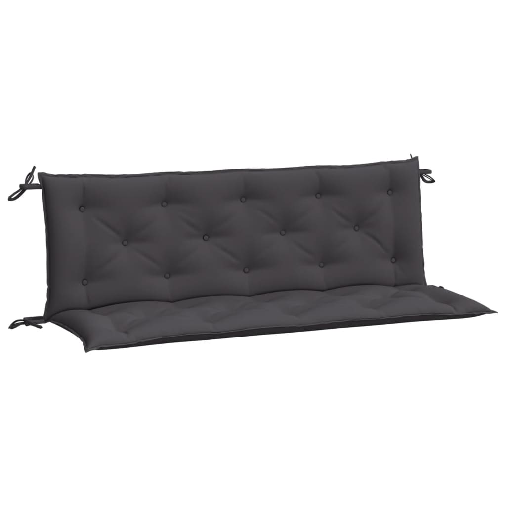 vidaXL Garden Bench Cushions 2 pcs Anthracite 150x50x7cm Oxford Fabric