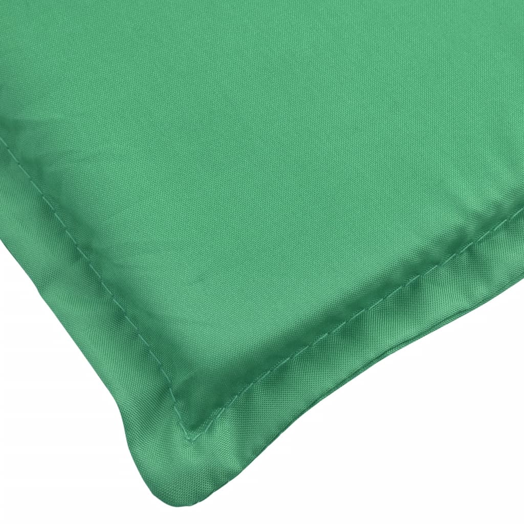 vidaXL Sun Lounger Cushion Green 186x58x3cm Oxford Fabric