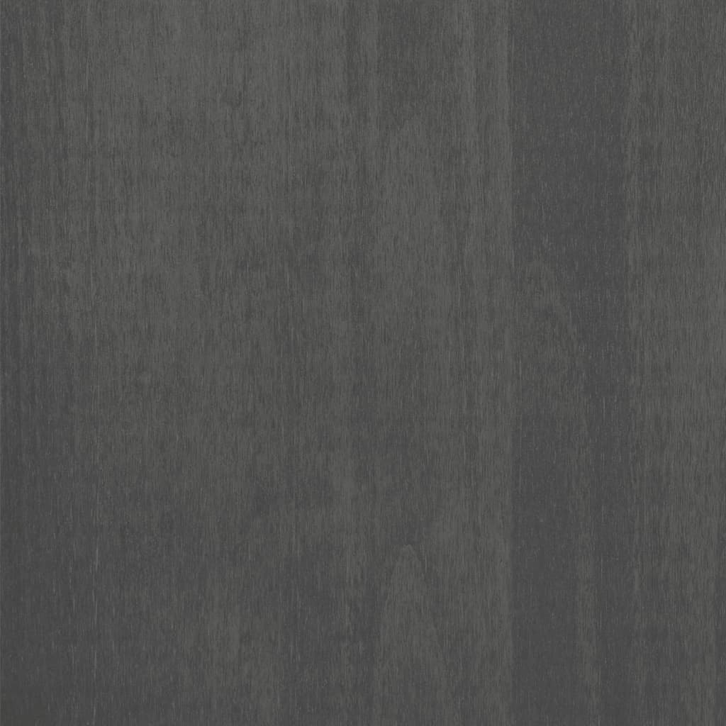 vidaXL Sideboard HAMAR Dark Grey 85x35x80 cm Solid Wood Pine