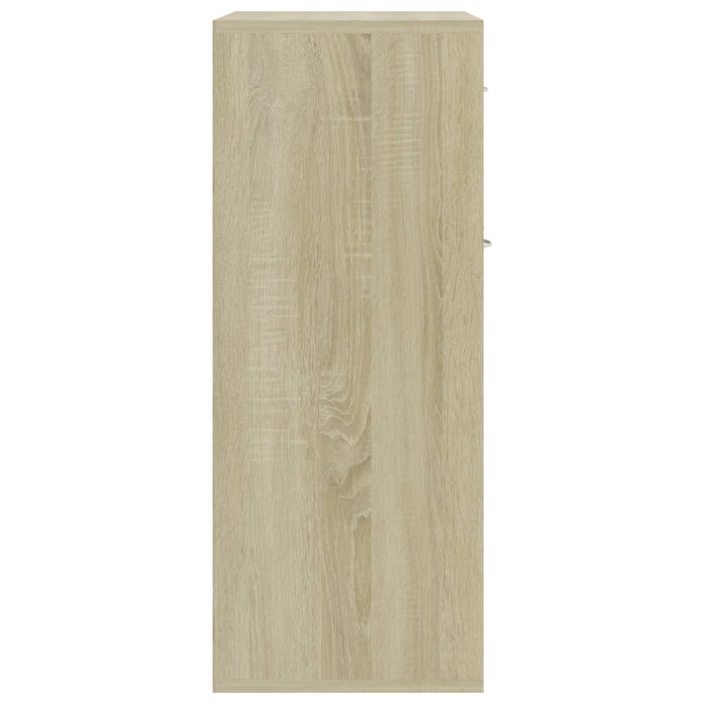 vidaXL Sideboard Sonoma Oak 60x30x75 cm Engineered Wood