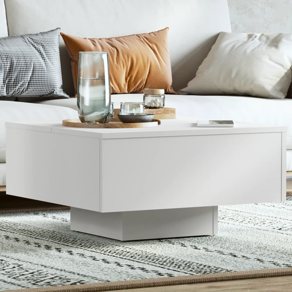 vidaXL Coffee Table White 60x60x31.5 cm Engineered Wood