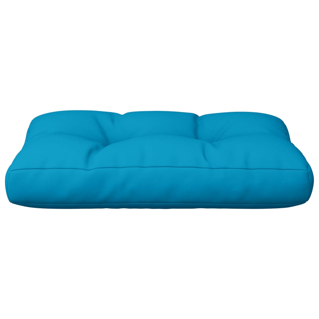 vidaXL Pallet Cushion Blue 60x40x12 cm Fabric