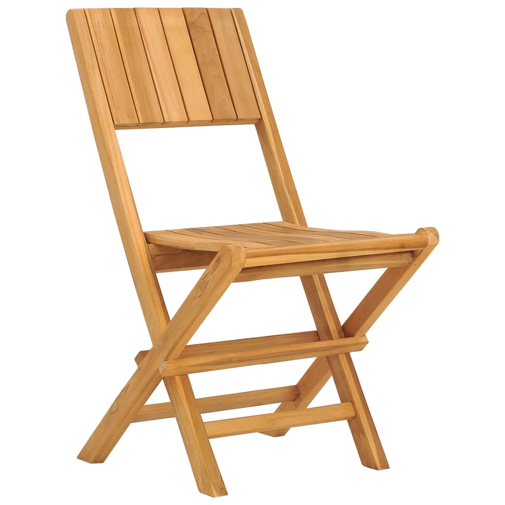 vidaXL Folding Garden Chairs 8 pcs 47x61x90 cm Solid Wood Teak