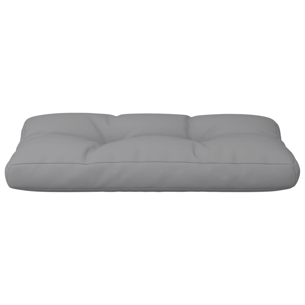 vidaXL Pallet Cushion Grey 80x40x12 cm Fabric